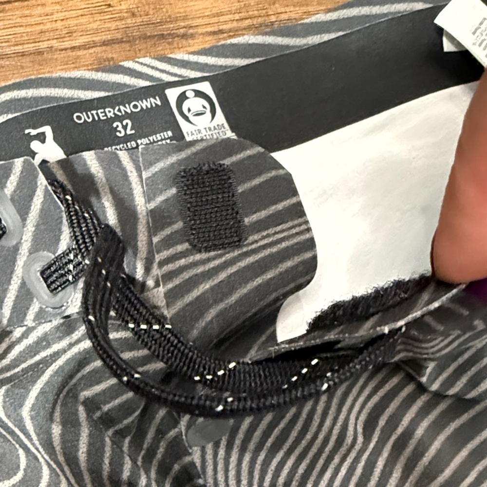 Outerknown Geometric (Wave) Patterned Swim Shorts - image 6